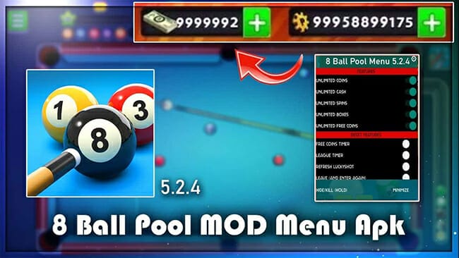Review 8 Ball Pool Mod Apk