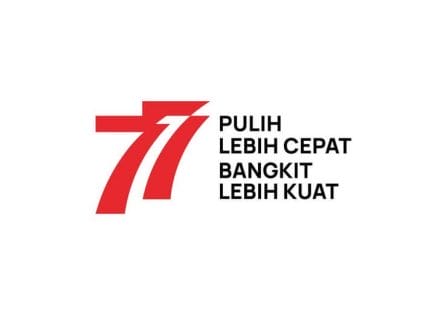 Logo HUT RI ke-77